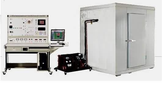 小型冷库制冷系统综合实训考核装置, 空调制冷制热实验室设备
